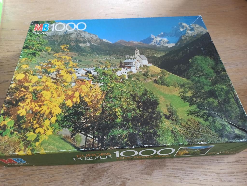MB puzzel, Enlèvement, 500 à 1500 pièces, Comme neuf, Puzzle