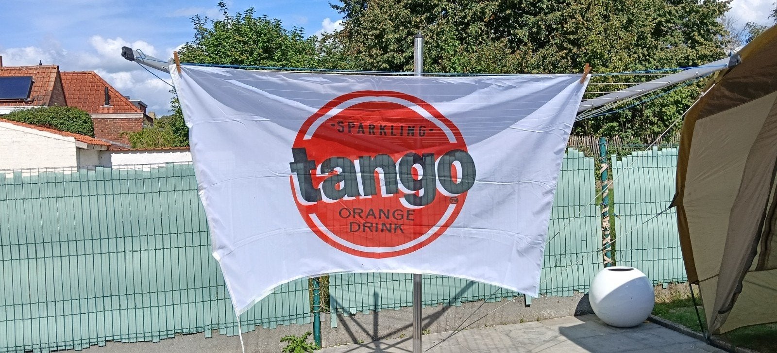 Reclame vlag Tango. 1m40 x 95 cm., Ophalen of Verzenden