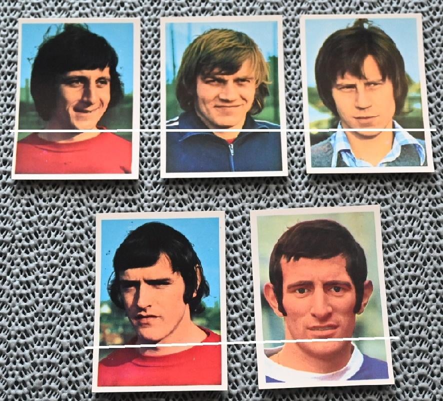 Vanderhout / 73 / 74 / FC Waregem / 9 stuks, Verzamelen, Sportartikelen en Voetbal, Verzenden, Zo goed als nieuw, Spelerskaart
