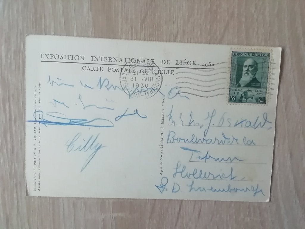 Postkaart exposition internationale de liège, Verzamelen, Postkaarten | België, Ophalen of Verzenden