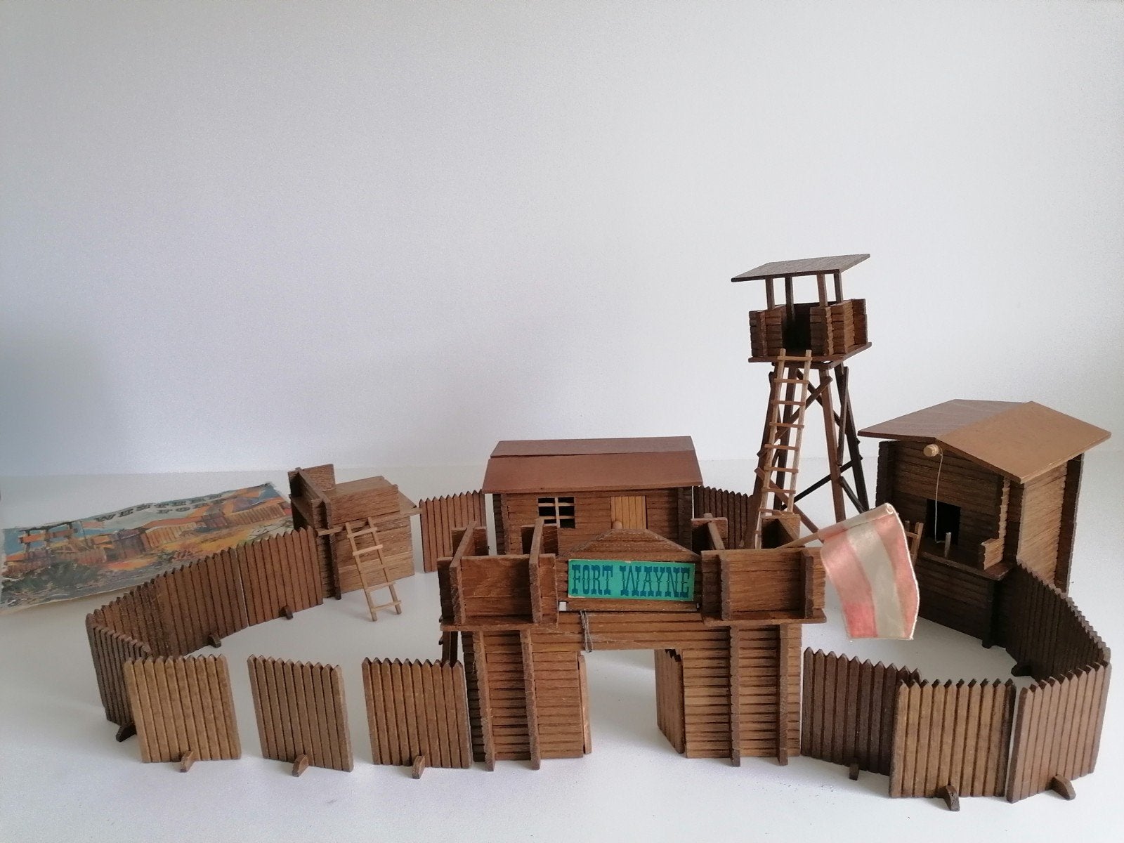 vintage houten westernfort, Enlèvement, Utilisé, Autres types