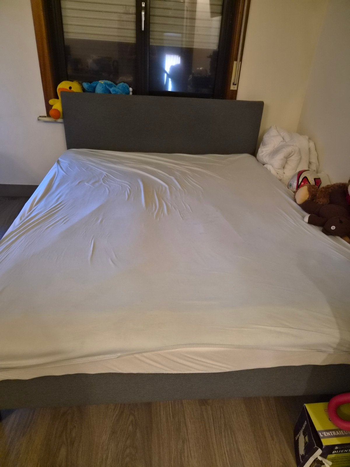 bed met matras, Huis en Inrichting, Ophalen, Tweepersoons, Zo goed als nieuw, 180 cm