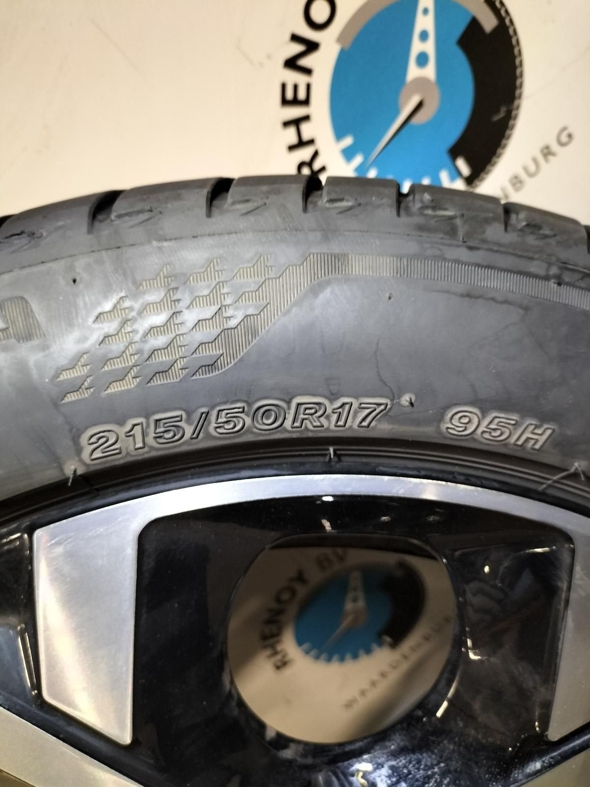 Citroen c3 Aircross velg + band 215 / 50 17 39228530 4x108, Autos : Pièces & Accessoires, Pneus et Jantes, 215 mm, Véhicule de tourisme