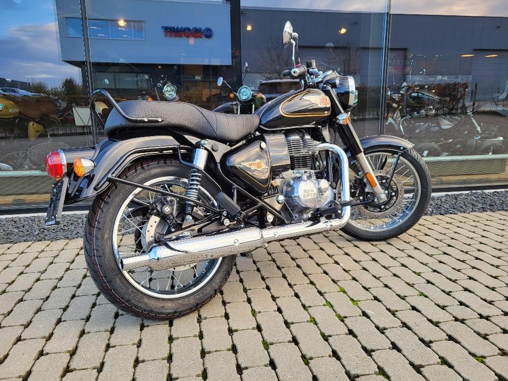 Royal Enfield Bullet 350 Premium Black Gold, Motoren, Bedrijf, Overig, Minimaal motorrijbewijs A2, Handgeschakeld