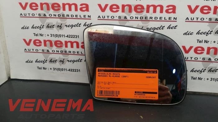 Glace rétroviseur droit d'un Mercedes ML-Klasse, 3 mois de garantie, Utilisé, -, -