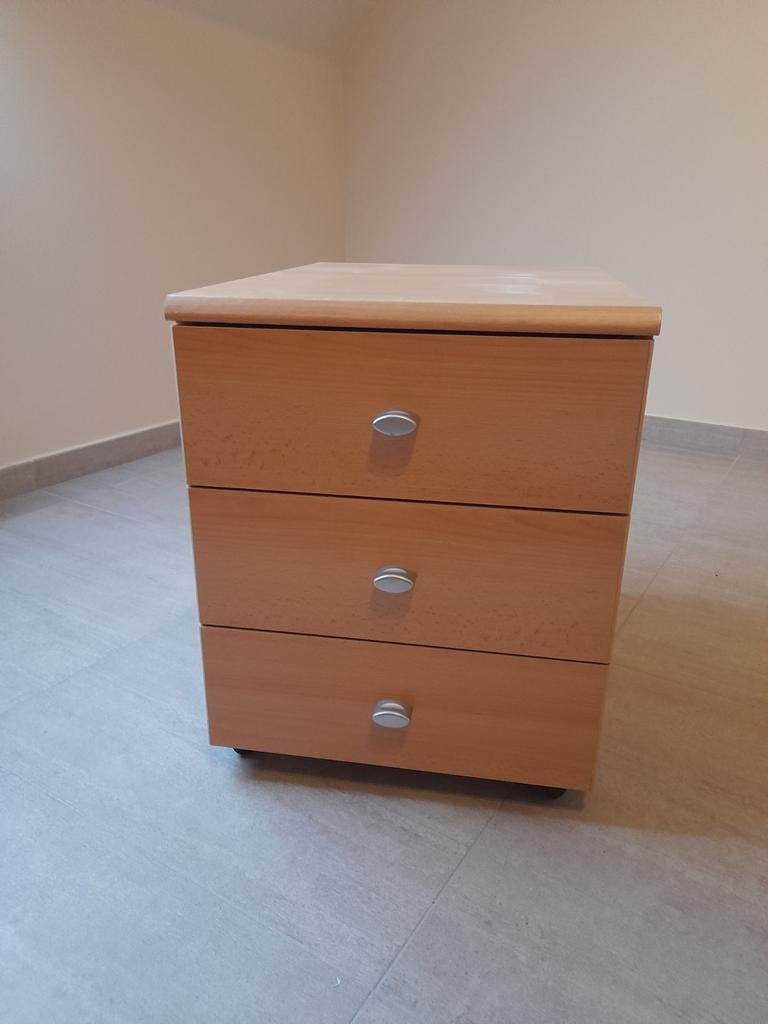 ladekastje op wielen, Huis en Inrichting, Kasten | Ladekasten, 3 of 4 laden, Ophalen, Gebruikt