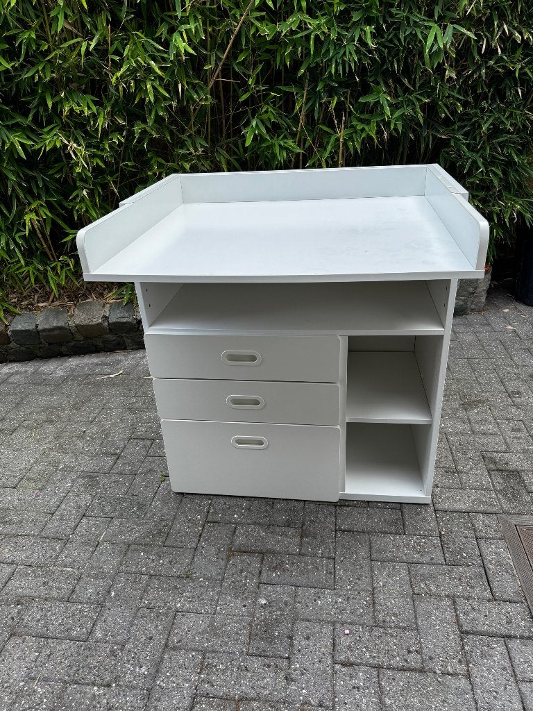 IKEA SMÅSTAD – Table à langer / meuble de rangement – blanc, Enfants & Bébés, 90 à 105 cm, Enlèvement, Utilisé, 75 à 100 cm