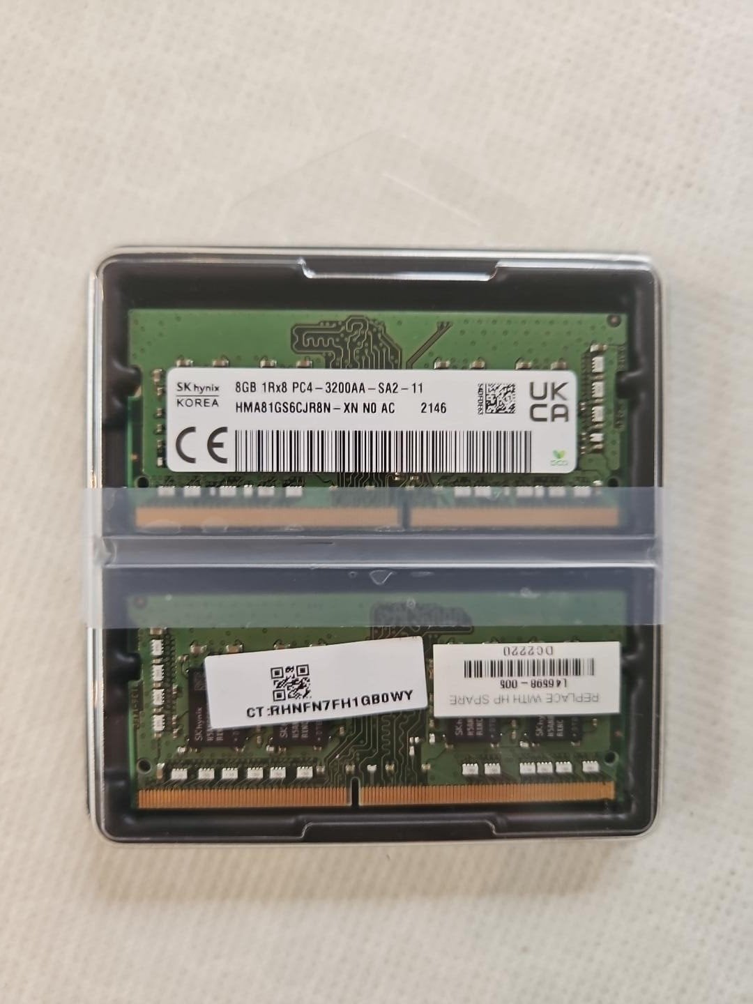 16GB RAM (28GB) SK hynix DDR4-3200 SO-DIMM – laptop, DDR4, Comme neuf, Enlèvement, Laptop