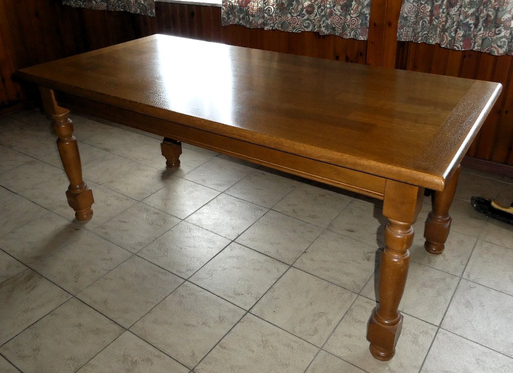 tafel+ 6 stoelen, Huis en Inrichting, Ophalen, Overige materialen, Gebruikt, 50 tot 100 cm