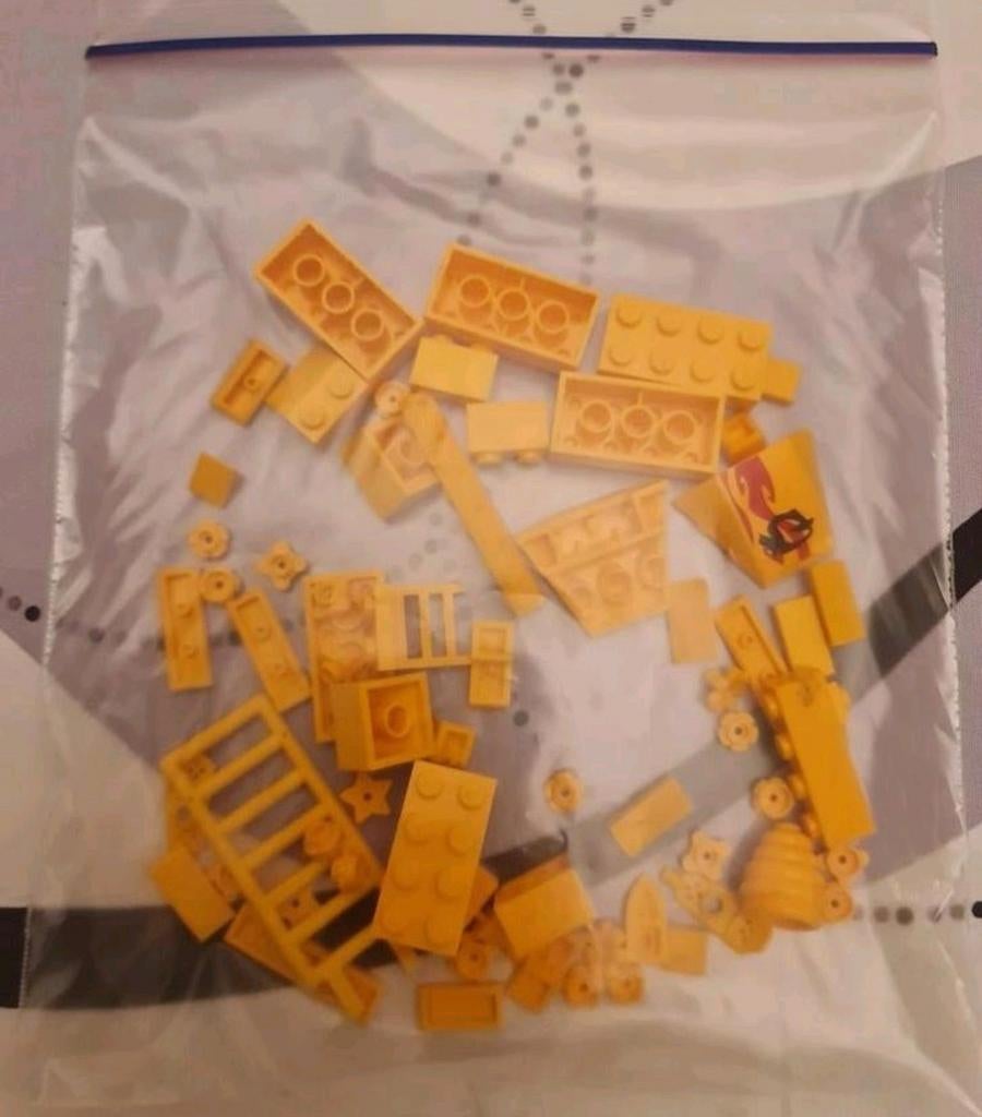 Lego : losse onderdelen / losse blokken : fel licht oranje, Enlèvement ou Envoi, Lego