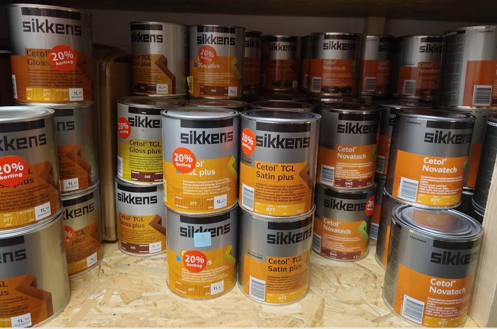 Pots de lasure sikkens neufs pour bois., Bricolage & Construction, Peinture, Vernis & Laque, Lasure