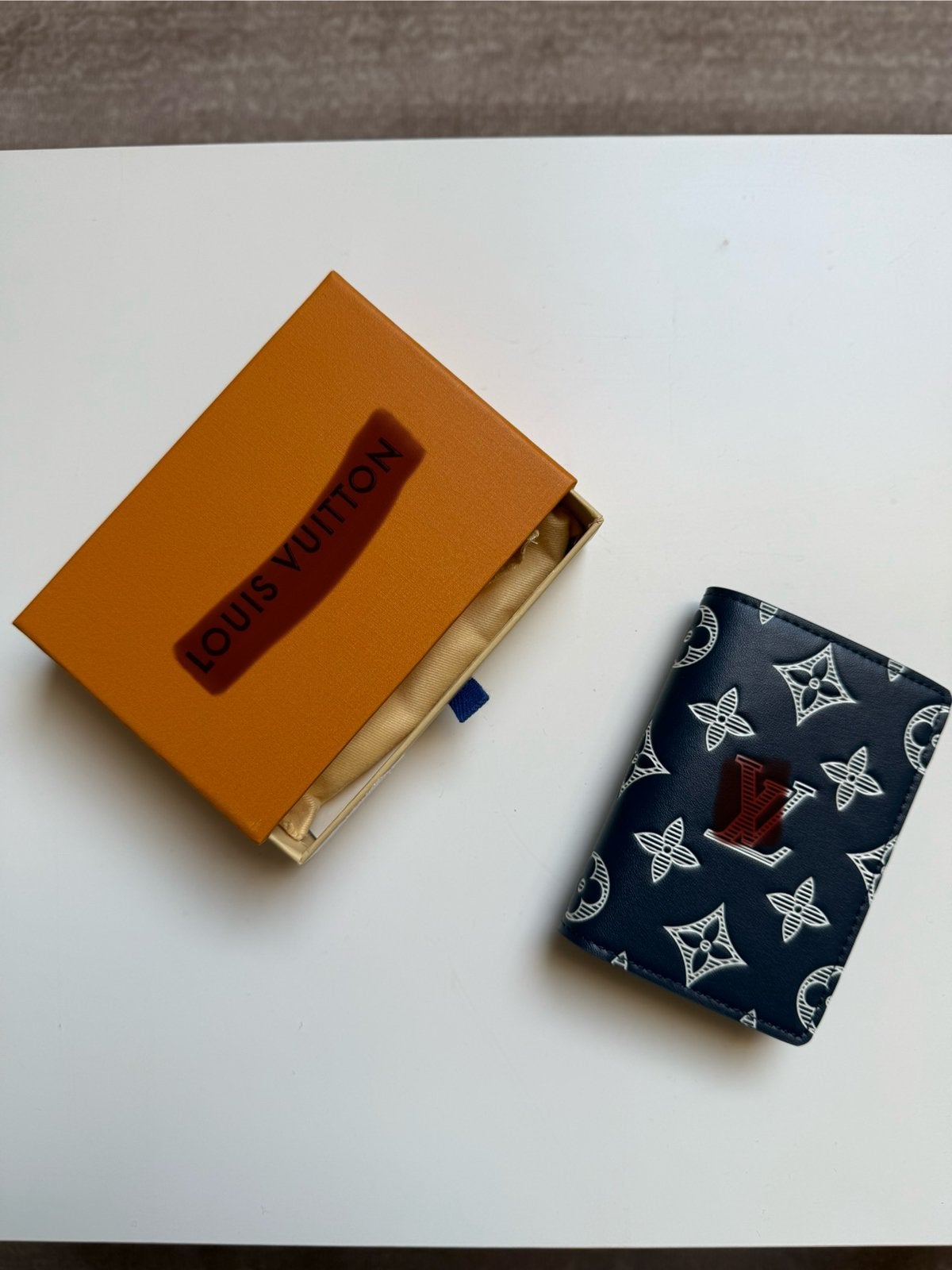 Pocket Organizer Cardholder Wallet Navy Blue, Overige merken, Blauw, Nieuw, Ophalen of Verzenden