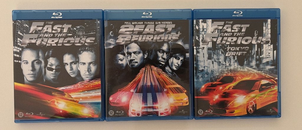 Blu-ray LOT The Fast and Furious 1-3, Cd's en Dvd's, Blu-ray, Ophalen of Verzenden