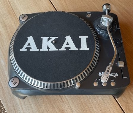 Akai att10u platenspeler USB, TV, Hi-fi & Vidéo, Tourne-disques, Tourne-disque, Enlèvement, Utilisé, Réglage pitch