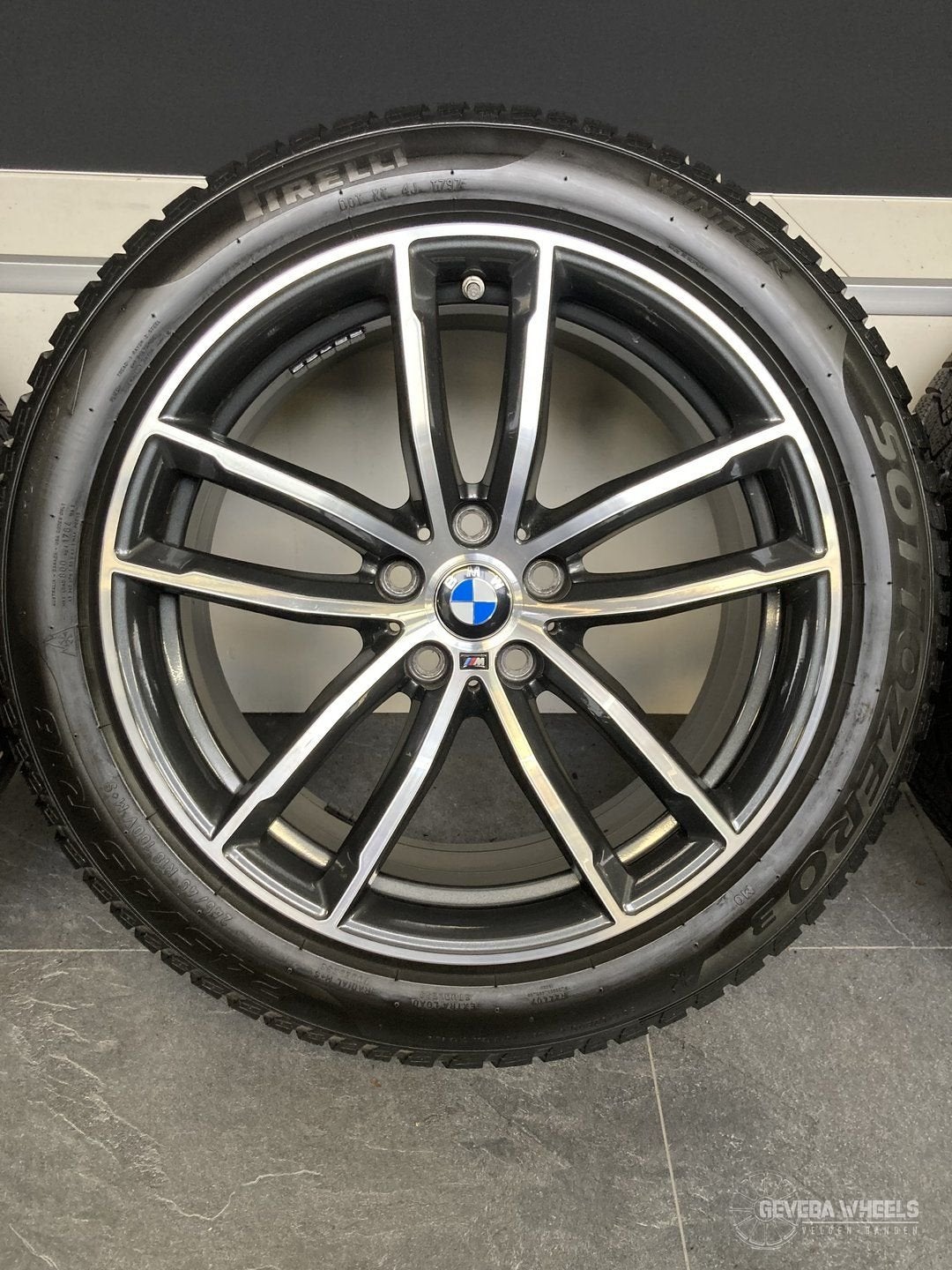 18” originele BMW 5 serie G30 G31 velgen winterbanden 5x112, Auto-onderdelen, 18 inch, -, -, Banden en Velgen