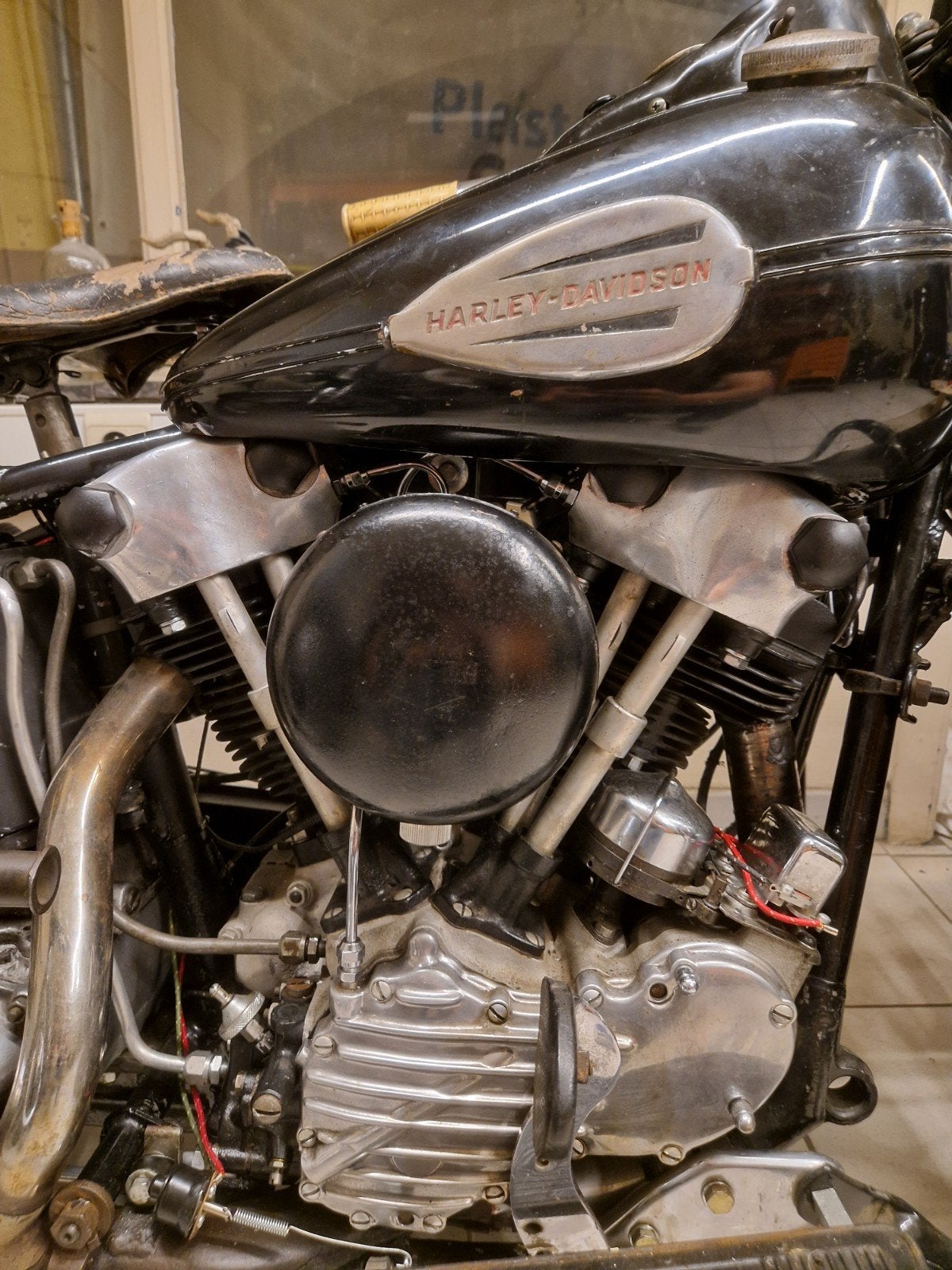 knucklehead moterblok gezocht!, Ophalen