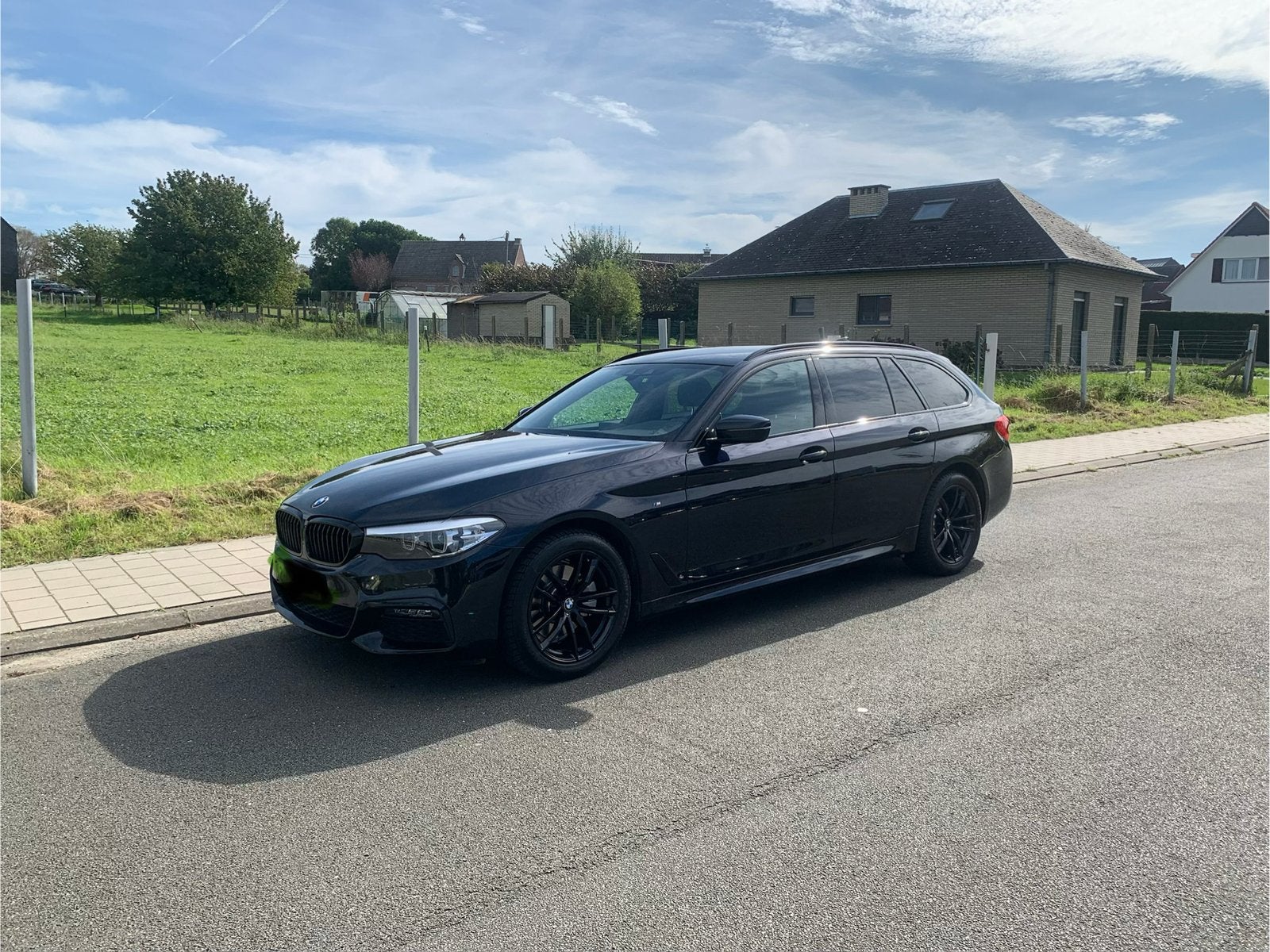 Bmw 518D 2020, Auto's, Automaat, Blauw, 5 deurs, Particulier