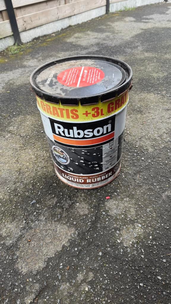 Rubson liquid rubber 23l, Doe-het-zelf en Bouw, Isolatie en Afdichting, Ophalen, Zo goed als nieuw
