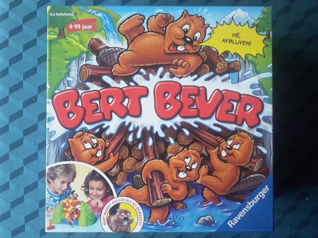 Bordspel Bert Bever, 1-4 spelers 4+, Ravensburger, als nieuw, Hobby en Vrije tijd, Ophalen of Verzenden, Zo goed als nieuw, Ravensburger