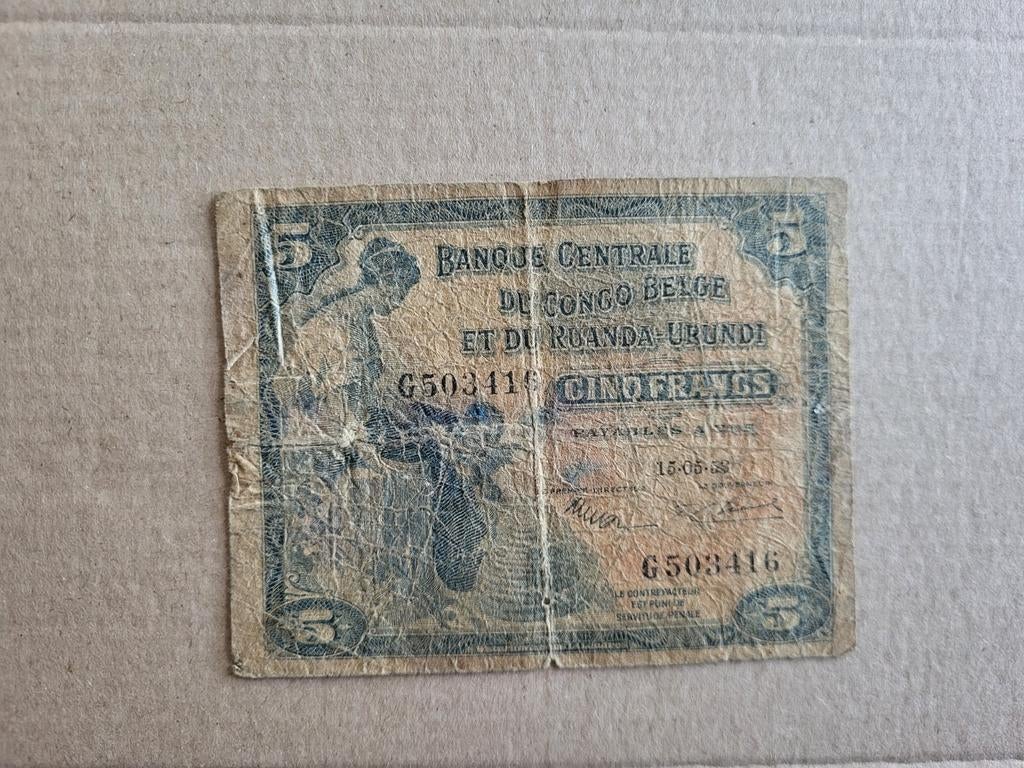 Belgisch-Congo-ticket, Ophalen of Verzenden