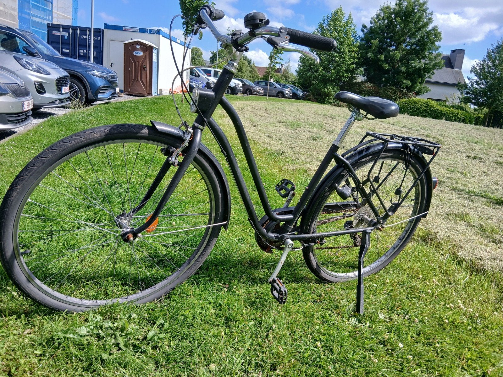 SUPER SOLIDE VELO UNISEX NOIR A VITESSE PRIX 80 EUR, Vélos & Vélomoteurs, Enlèvement