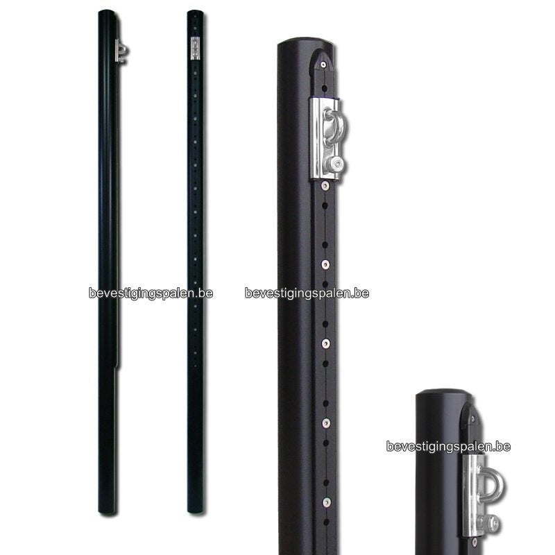 RVS bevestigingspaal Heavy Duty met verstelbaar oog, Enlèvement, Neuf