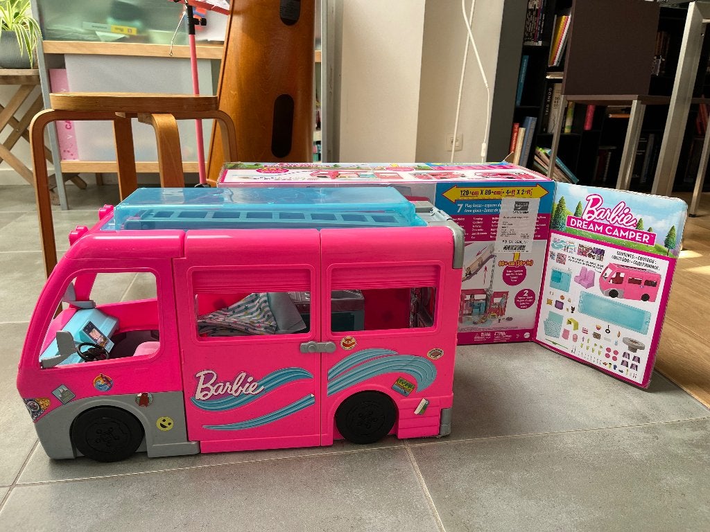 Barbie dream camper, Ophalen, Gebruikt, Barbie