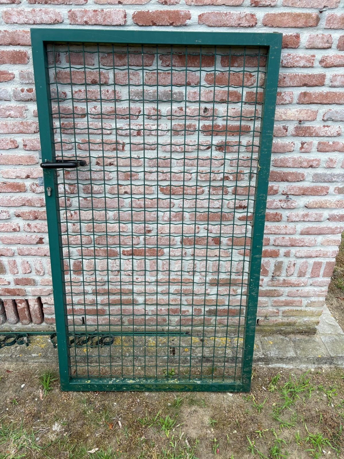 Bekaert poortje met palen, Ophalen, Gebruikt, Draaipoort, 150 tot 200 cm