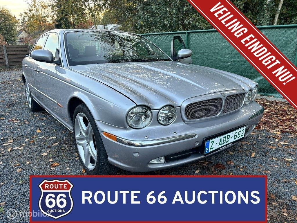 Jaguar XJ8 | 2004 | Route 66 Auctions, Auto's, Jaguar, Gebruikt, Zwart, XJ, Bedrijf