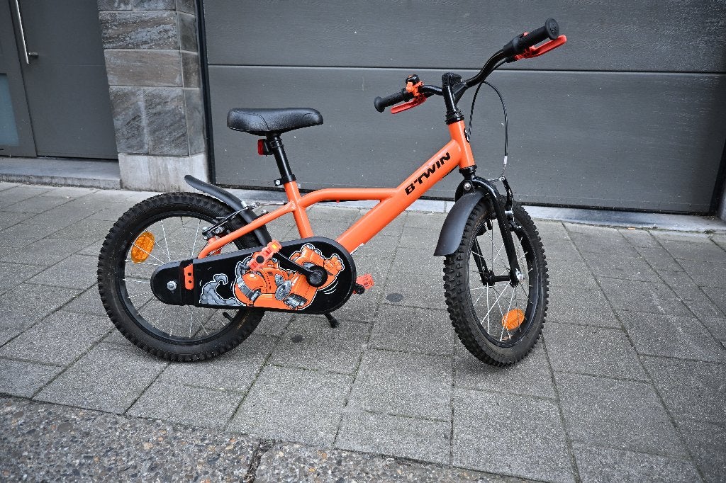 Fiets 16 inch  4-6 jaar 500 Robot B'TWIN, Frein sur jante, Stabilisateurs, Enlèvement, B'Twin (Decathlon)