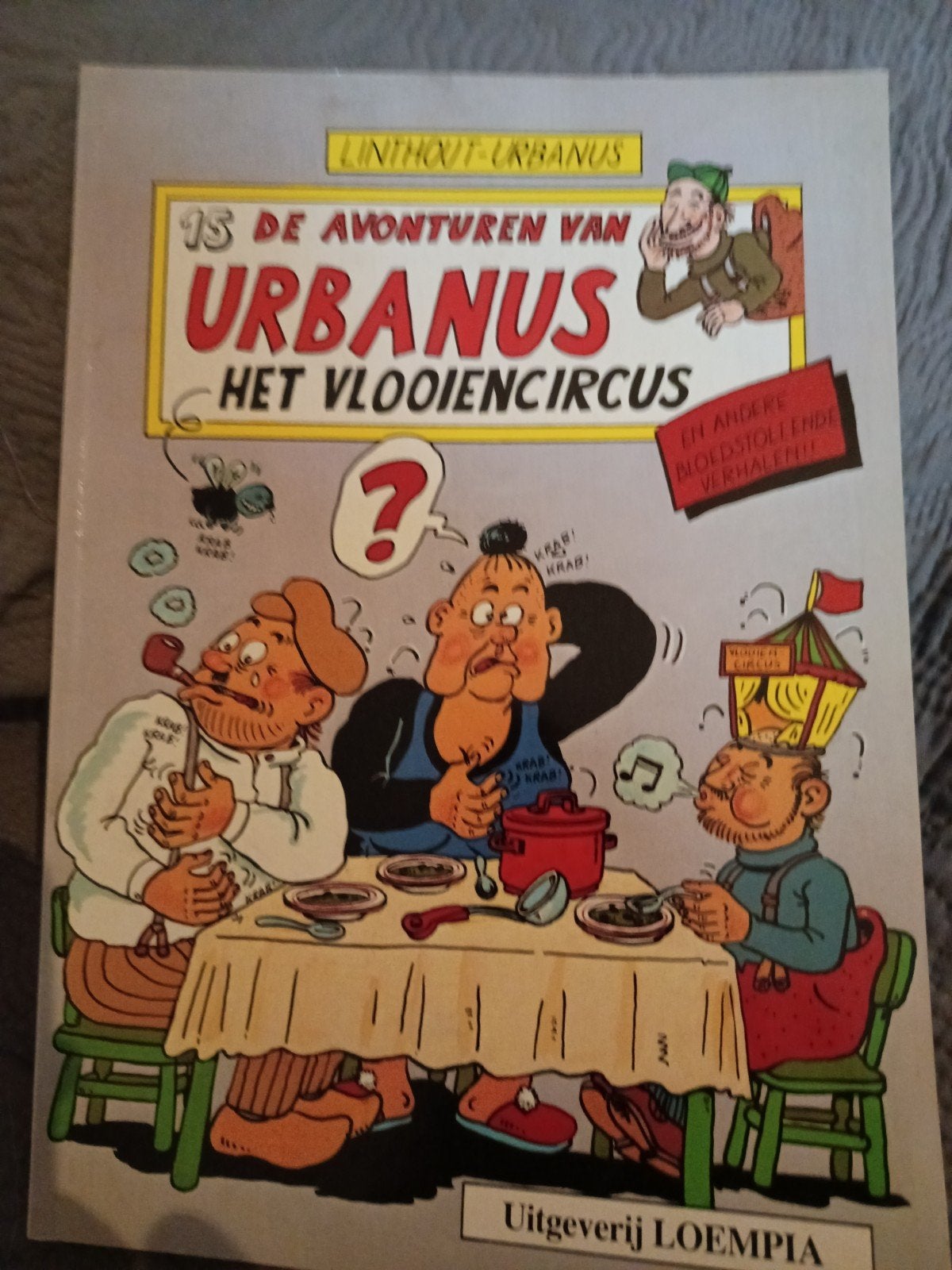 Strip Urbanus het Vlooiencircus EO, Linthout en Urbanus, Eén stripboek, Ophalen of Verzenden, Zo goed als nieuw