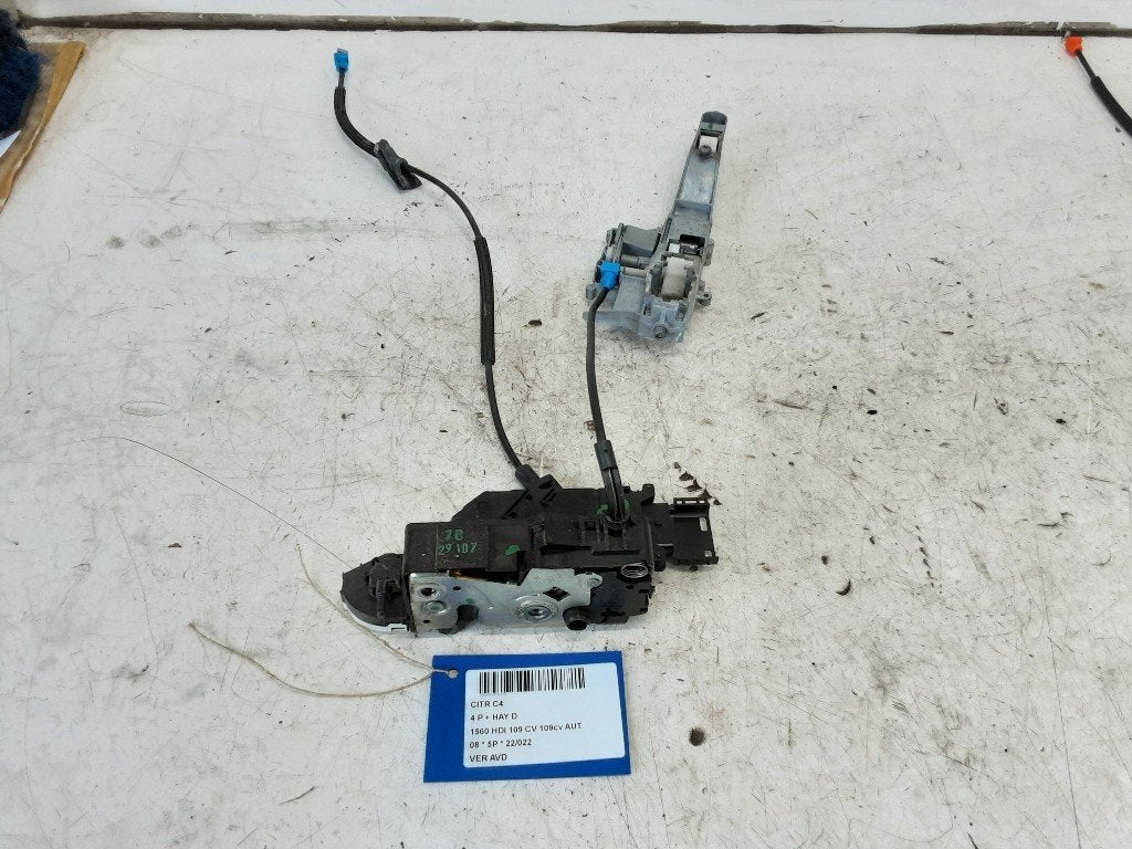 SERRURE DE PORTE AVANT DROITE C4 Grand Picasso (UA), Utilisé, Avant, Citroën