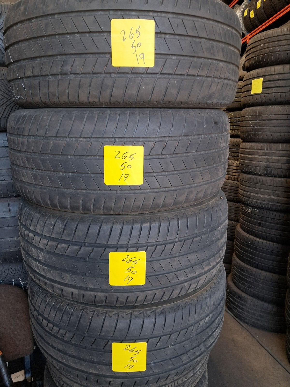 265/50/19 265/50R19 2655019 été Bridgestone, Enlèvement
