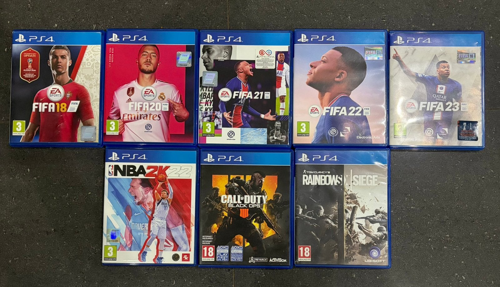 Jeux PS4 comme neuf, Enlèvement, Comme neuf