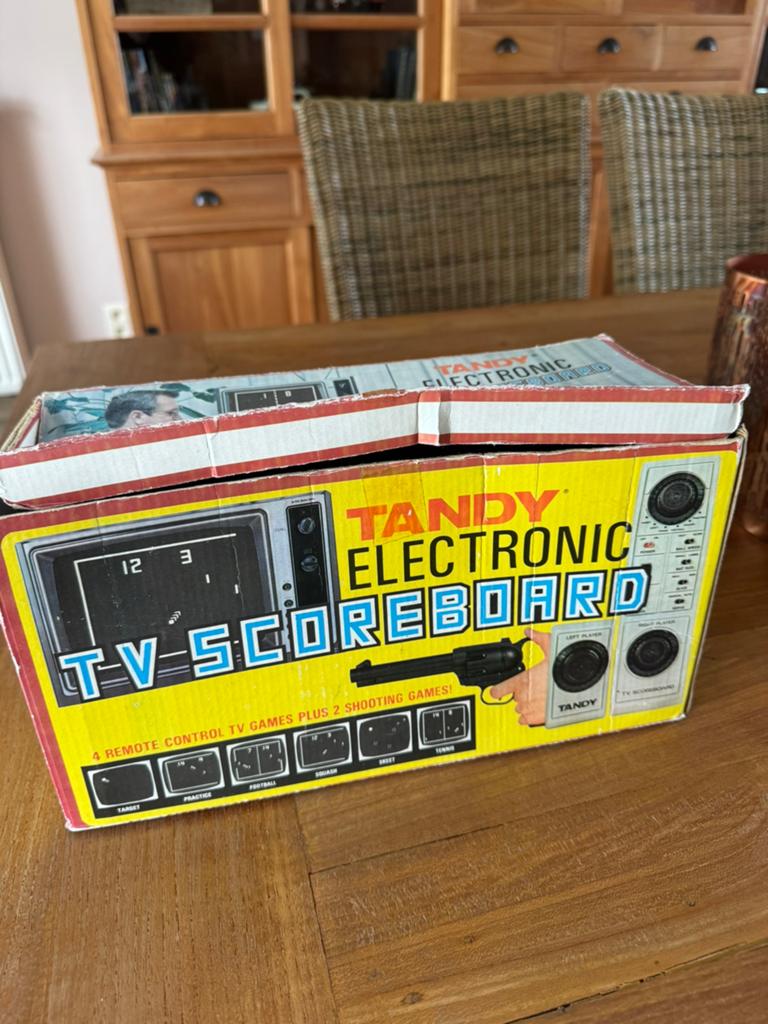 Tandy electronic tv scoreboard, Games en Spelcomputers, Games | Overige, Ophalen, Zo goed als nieuw