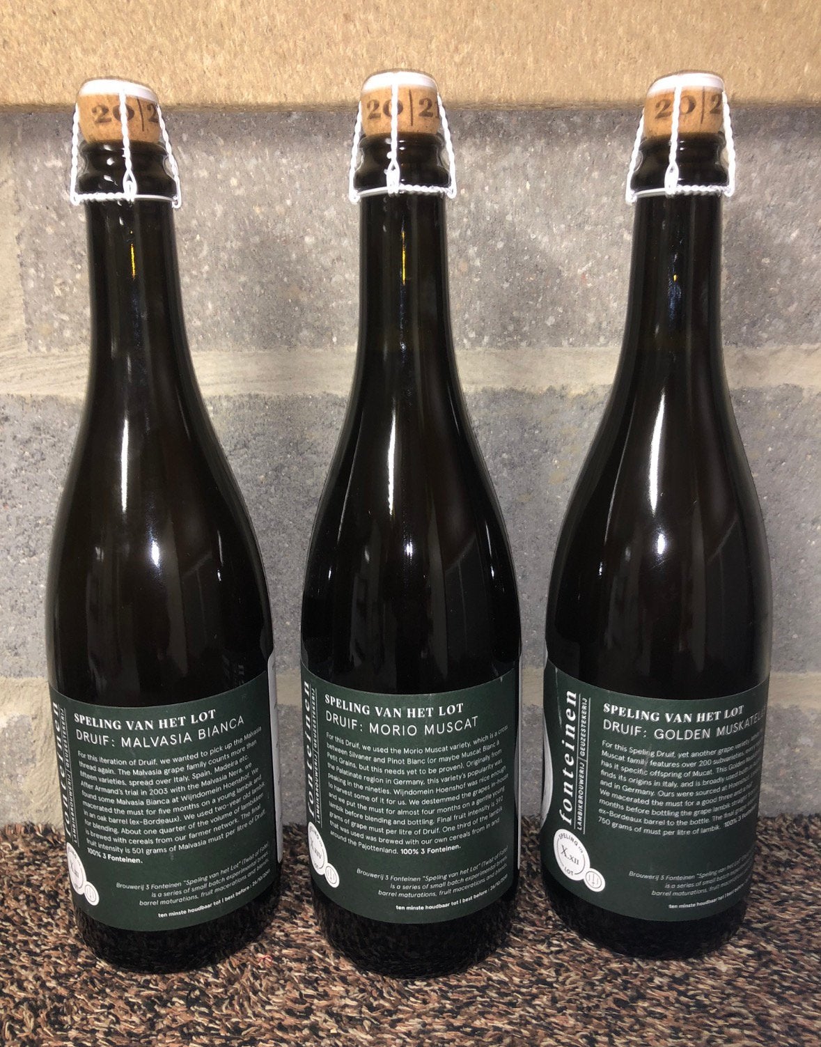 3 fonteinen SVHL druiven pack, Ophalen of Verzenden, Zo goed als nieuw