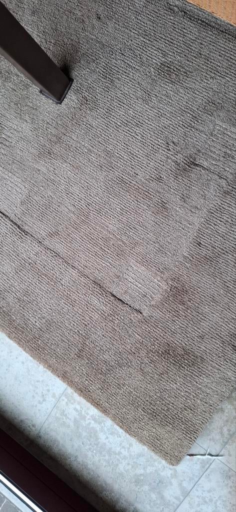 Tijdloos handgeknoopt wollen tapijt, Ophalen, Bruin