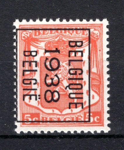 PRE331B MNH** 1938 - BELGIQUE 1938 BELGIE, Envoi, Non oblitéré, Neuf