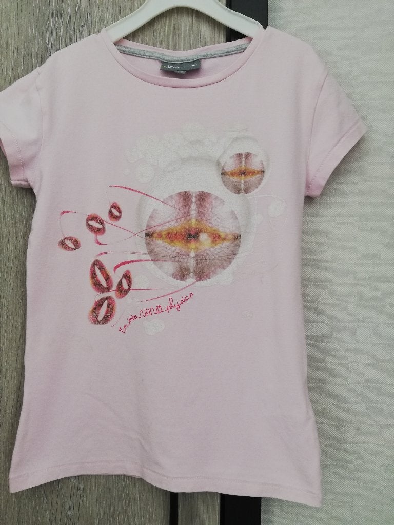2 meisjes shirts maat 134, Kinderen en Baby's, Kinderkleding | Maat 134, Gebruikt, Meisje, JBC, Ophalen of Verzenden