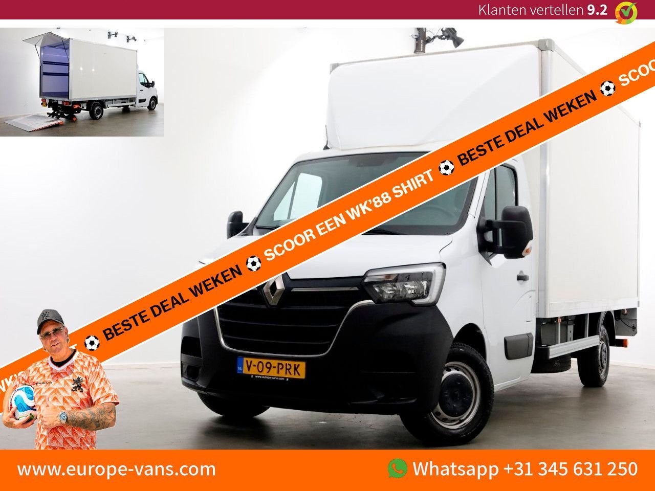 Renault Master T35 2.3 dCi 145pk Bakwagen met laadklep 960kg, Achat, Entreprise, 336 g/km, Blanc