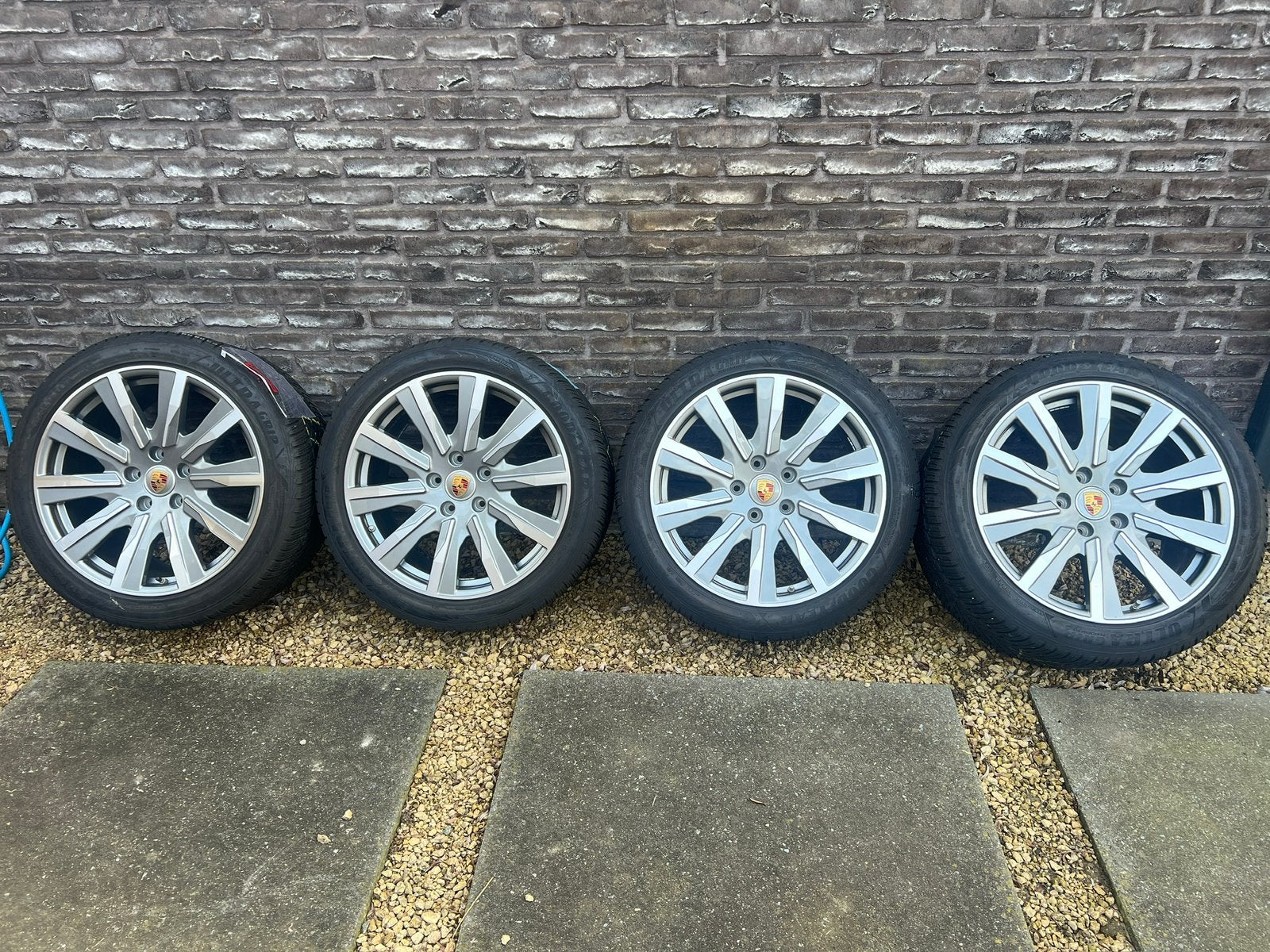 Jantes Porsche avec pneus d'hiver, Autos : Pièces & Accessoires, Enlèvement, Pneus hiver, Jante(s)