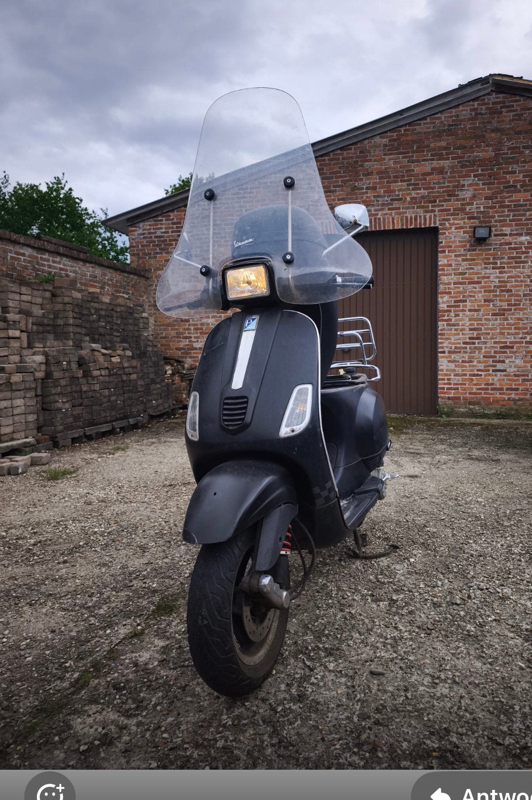 Vespa s50 4t, Enlèvement