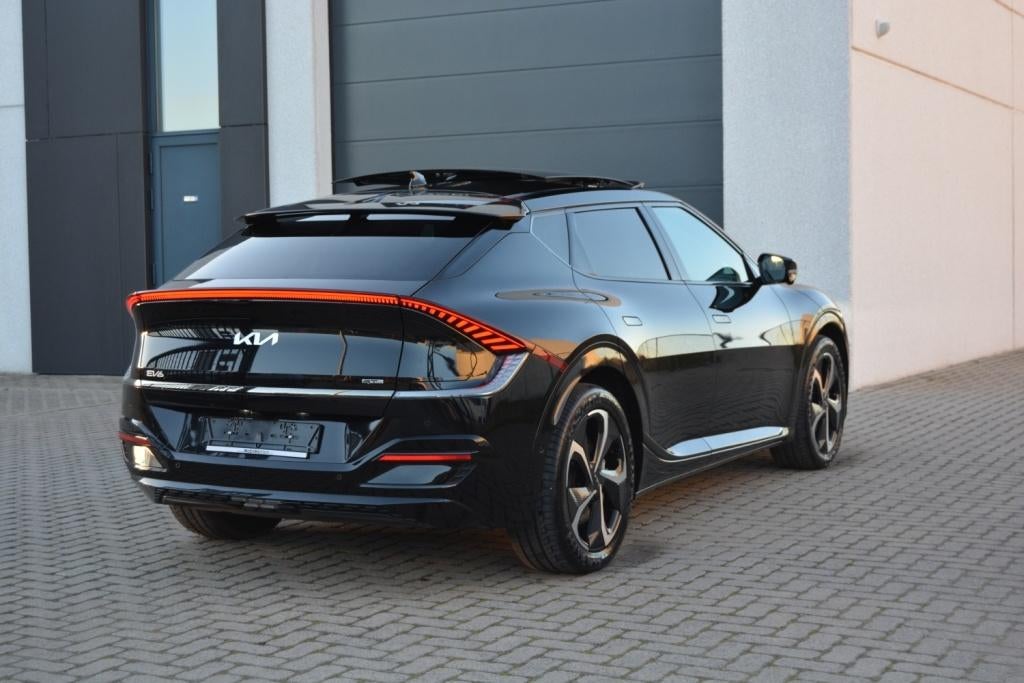 Kia EV6 325Pk AWD GT Line 77.4 kWh Pano dak/2024, Auto's, Automaat, Zwart, Vierwielaandrijving, EV6