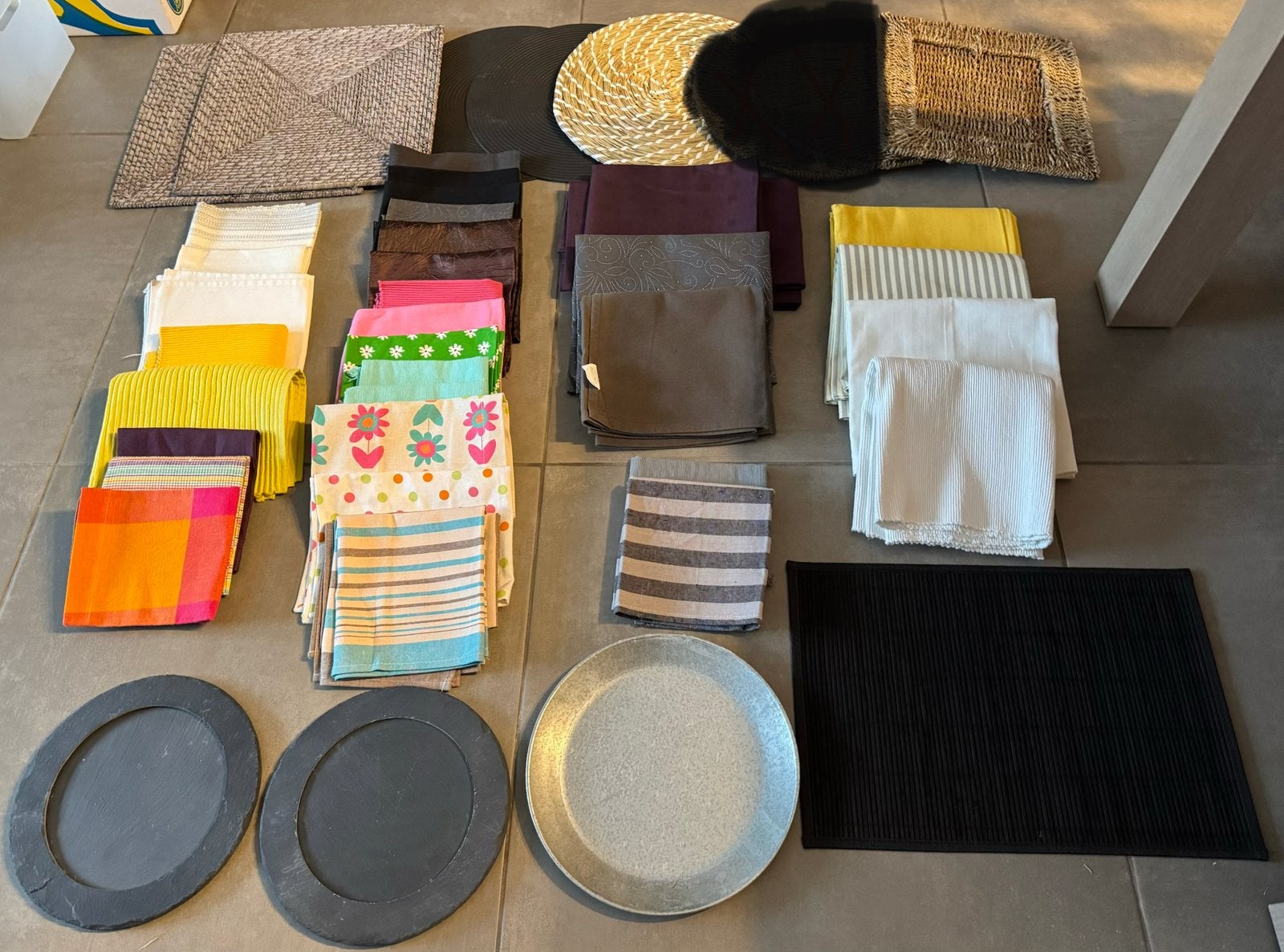 Allerlei placemats en onderzetters, Ophalen, Gebruikt