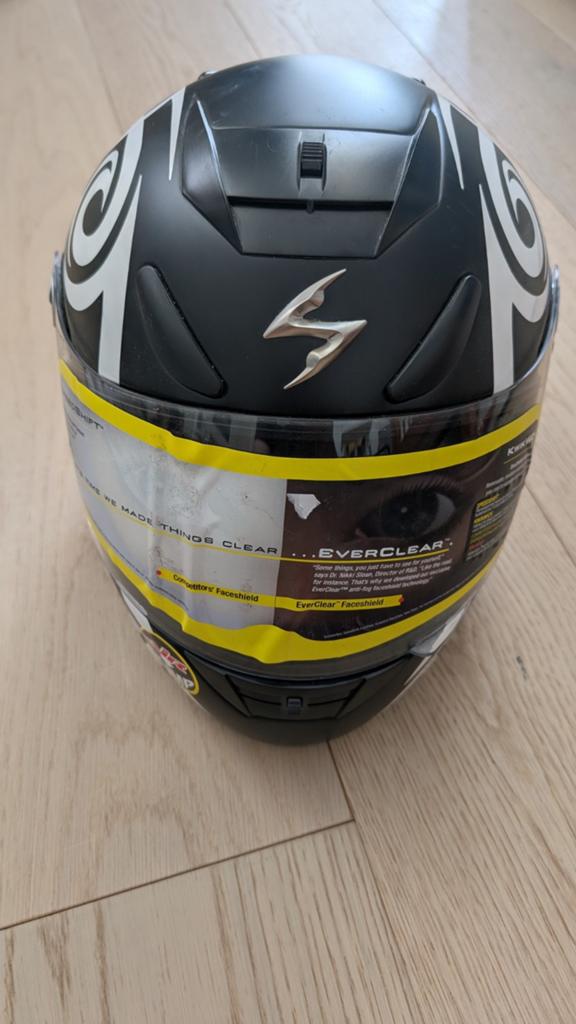 Neuf casque Scorpion XL avec Air pump, Femmes, XL, Casque intégral, Enlèvement