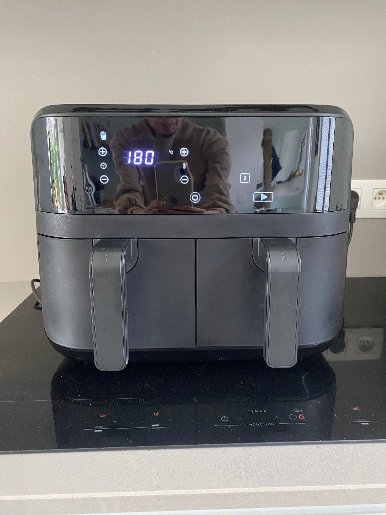 Airfryer Fritel Snacktastic 8180 Duo (nieuw), Ophalen, Zo goed als nieuw, Airfryer