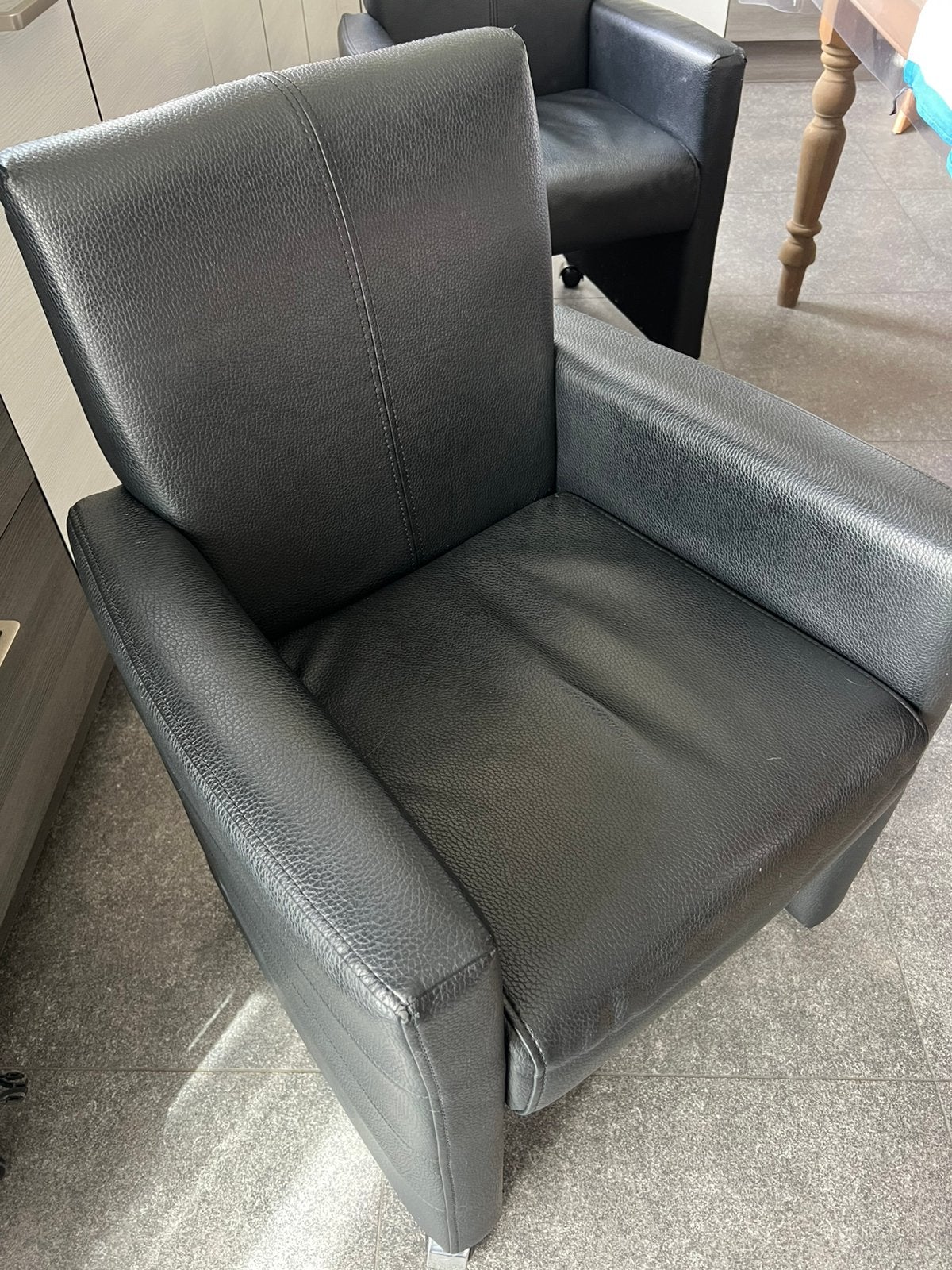 5 sièges baquets à roulettes, Enlèvement, Utilisé, Noir, Cinq, Six Chaises ou plus
