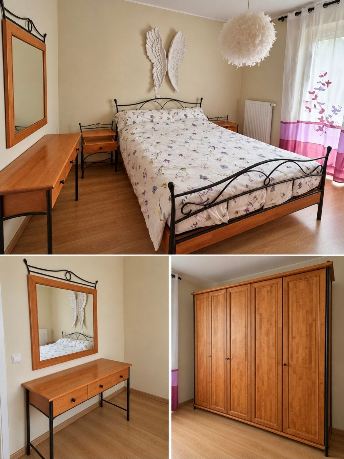 Chambre à coucher complète assortie, Enlèvement, Comme neuf, Deux personnes