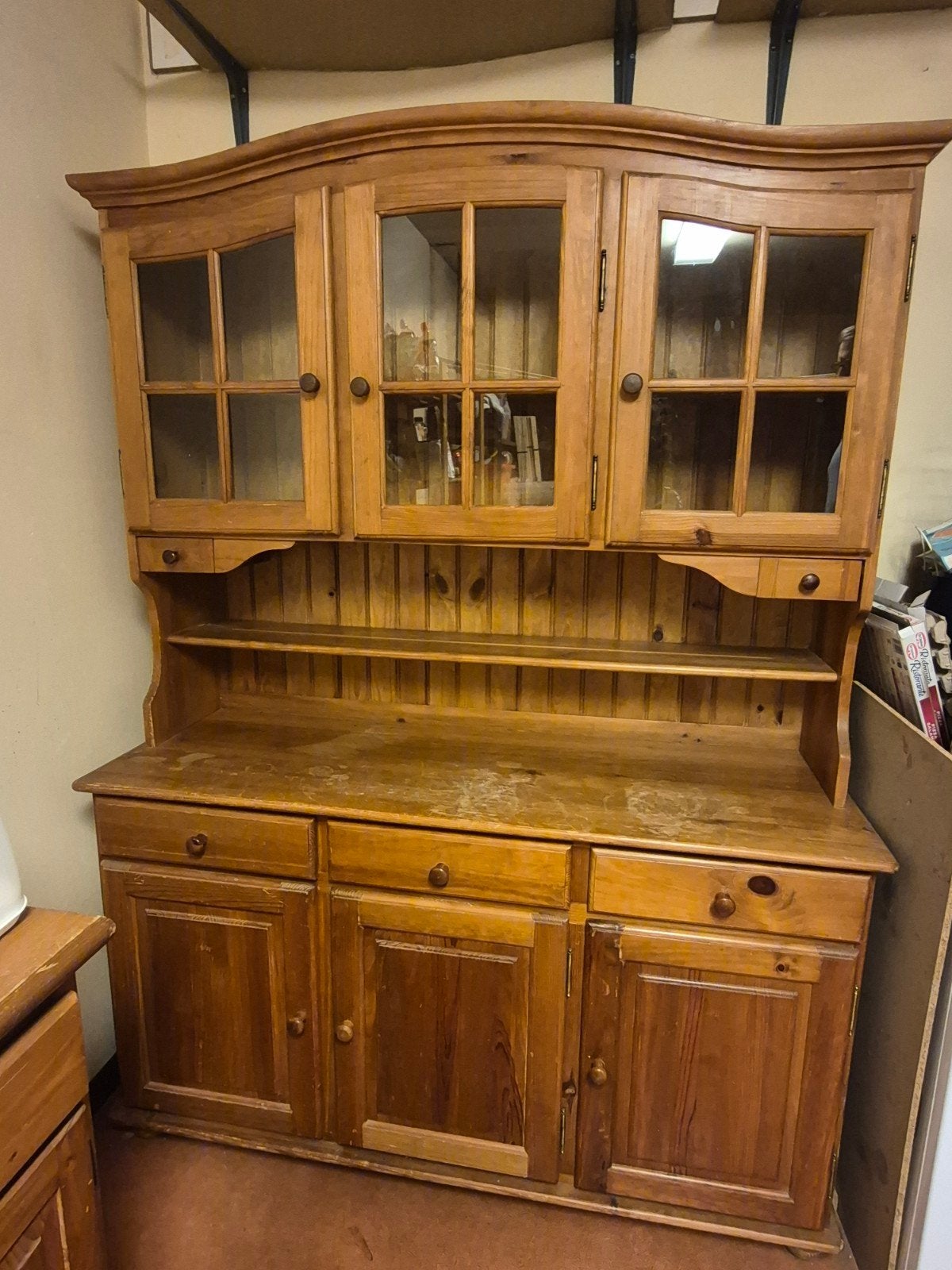Grande armoire en bois, Maison & Meubles, 25 à 50 cm, 100 à 150 cm, Utilisé, Autres essences de bois