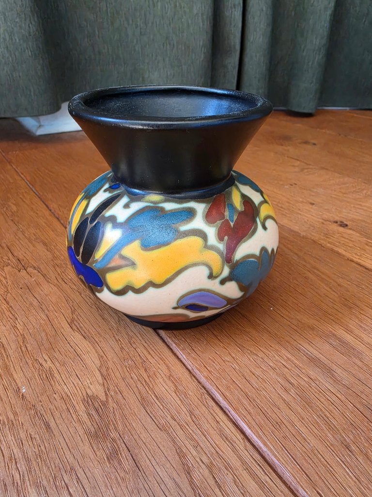 Vase Art Déco belge — Bergen (Mons) — Céramique Montoise, Antiquités & Art, Enlèvement